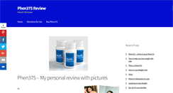 Desktop Screenshot of phen375review.co.za